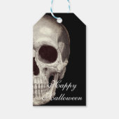 Scenary Dead Skull Happy Halloween Party Cadeaulabel (Voorkant)