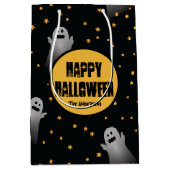 Scenary Ghosts Pattern Halloween Party Medium Cadeauzakje (Voorkant)
