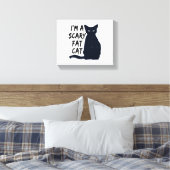 Scenary Halloween Black Cat Design grafisch Canvas Afdruk (Insitu (Slaapkamer))