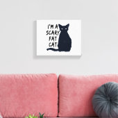Scenary Halloween Black Cat Design grafisch Canvas Afdruk (Insitu (Woonkamer))
