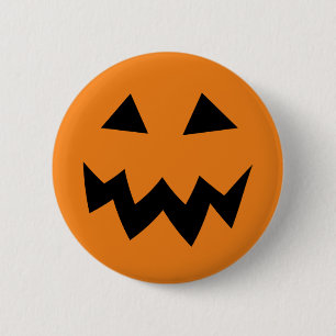 Scenary Halloween pumpkin-gezichtskapijkknoppen Ronde Button 5,7 Cm