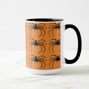 Scenary Halloween Witches Black Spider ontworpen Mok