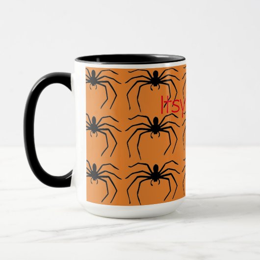 Scenary Halloween Witches Black Spider ontworpen Mok (Links)