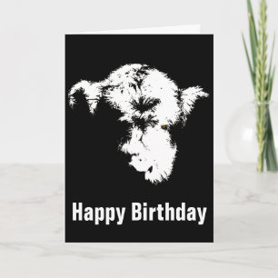 Scenary Highland Calf Pop Art Birthday Card Kaart