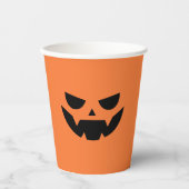 Scenary Jack O Lantern Face Halloween Papieren Bekers (Voorkant)