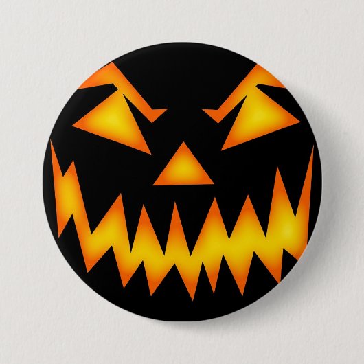 Scenary Jack O Lantern Face Ronde Button 7,6 Cm (Voorkant)