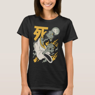 Scenavische japanse duivelskop t-shirt
