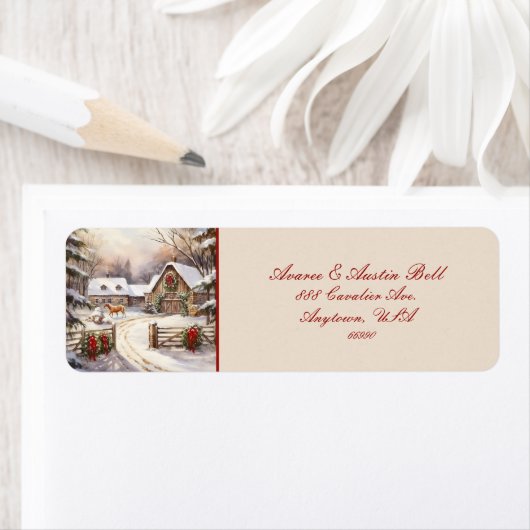 Scène agricole du Étiquette d'antan (En situation)