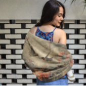 Scène botanique vintage d'hummingbirdet de fleurs