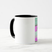 Scène brouillée -- mug magenta (Devant gauche)
