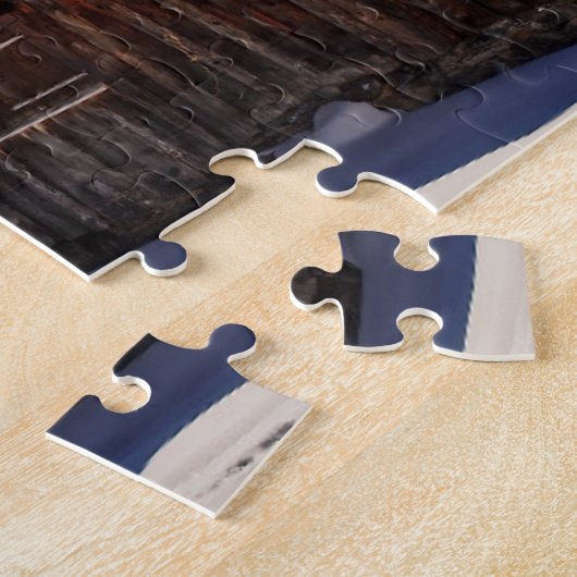 SCENE CABINE DE NEIGE JIGSAW PUZZLE (Côté)