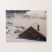 SCENE CABINE DE NEIGE JIGSAW PUZZLE (Horizontal)