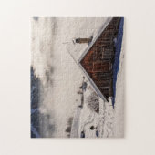 SCENE CABINE DE NEIGE JIGSAW PUZZLE (Vertical)