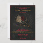 Scène criminelle Meurtre Mystère Fête Invitation (Devant)