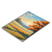 Scène d'automne Carnet spirale (Côté gauche)