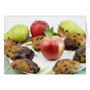 Scène d'automne de biscuits de citrouille