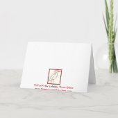 Scène d'automne de carte (Dos)