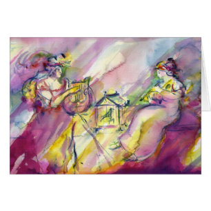 SCÈNE DE BACCHANALE ANTIQUE AVEC MUSIQUE
