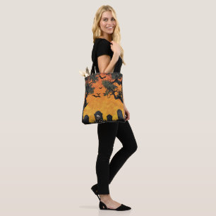 Scène de cimetière éffrayante au Sac fourre-tout d