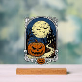 Scène de citrouille hantée Art vectoriel Halloween (Neutre)