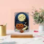 Scène de citrouille hantée Art vectoriel Halloween (Mariage)