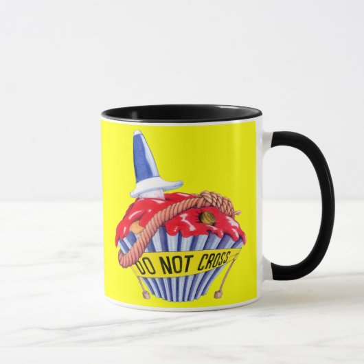 Scène de crime Cupcake Mug (Droite)