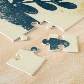 Scène de désert coloré avec puzzle UFO (Côté)