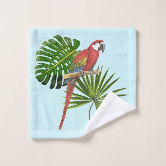 Scène de forêt tropicale (Gant de toilette)