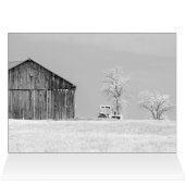 Scène De Grange Avec Tracteur (Intérieur Horizontal (Haut))