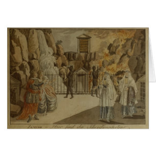 Scène "de la cannelure magique" par Mozart, 1795