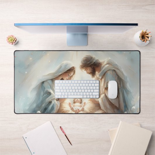 Scène de la Nativité de la Sainte Famille radieuse (Bureau 1)