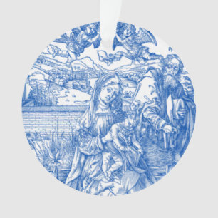 Scène de la Nativité de Toile Bleue Française