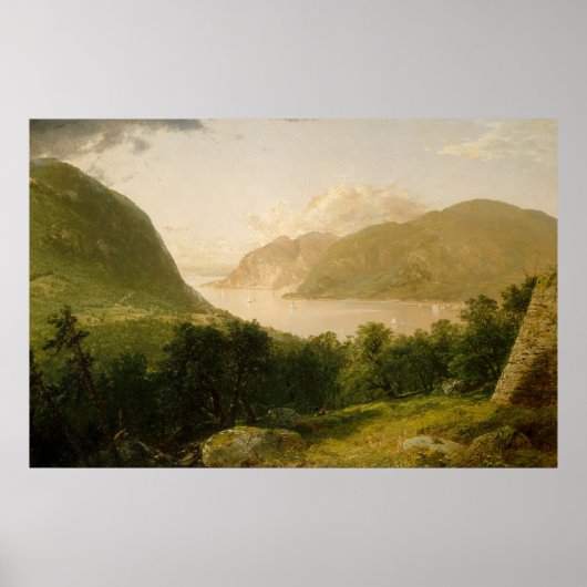 Scène de la rivière Hudson 1857 Affiche (Devant)