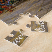 Scène De La Rue De Barcelone. Jigsaw Puzzle (Côté)