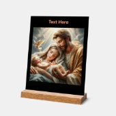 Scène de naissance de bébé touchante Noël Célébrez (Angle)