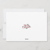 Scène de Nativité Baby Jesus Carte de Noël #2 (Dos)