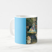 Scène de Nativité Vintage Christmas Mug (Devant gauche)