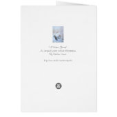 scène de neige d'écureuil mignon verse de la faune (Dos)