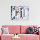 Scène de neige sur toile (Insitu(Salon))