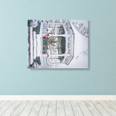 Scène de neige sur toile (Insitu (Plancher de Bois))