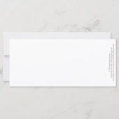 Scène de Noël à la maison - Carte blanche (Dos)