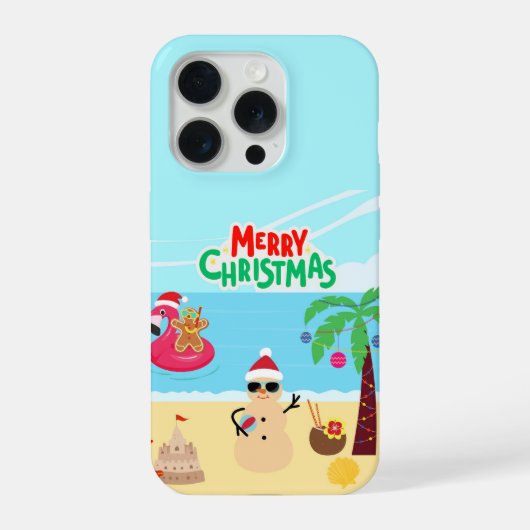 Scène de Noël à la plage (Verso)