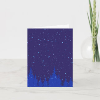 Scène de Noël bleu monochromatique avec neige