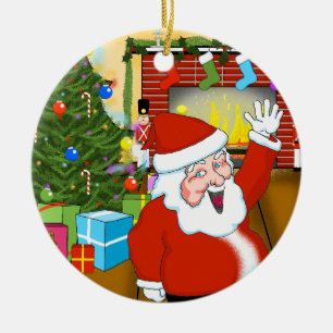 Scène de Noël Ornement de Noël