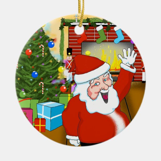 Scène de Noël Ornement de Noël (Devant)