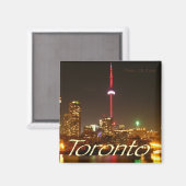 Scène de nuit Toronto Canada Souvenir Frigo Magnet (Recto/Verso)