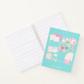 Scène de pique-nique girly illustrée - Cahier spir (Intérieur)