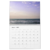 Scène de plage avec vagues océaniques Calendrier d (Mar 2027)