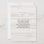 Scène de plage rustique avec Merci de bateau (Dos)