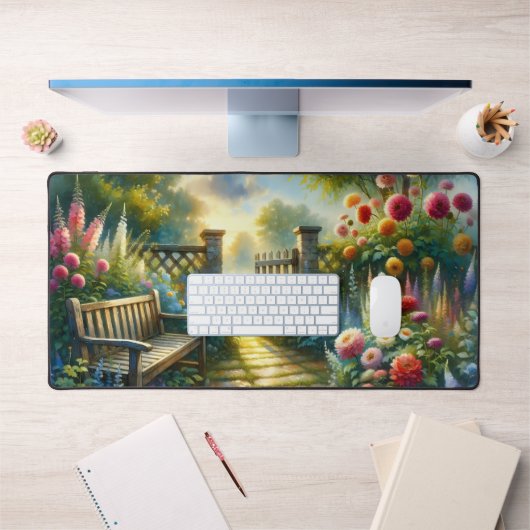 Scène de porte de jardin ensoleillé (Bureau 1)